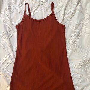 No Boundaries Red Fitted Sleeveless Camisole